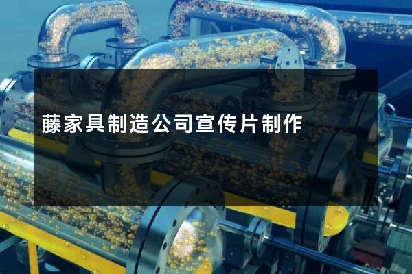 藤家具制造公司宣传片制作