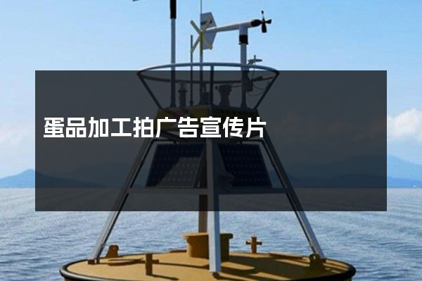 蛋品加工拍广告宣传片