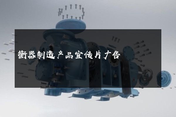 衡器制造产品宣传片广告