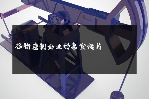 谷物磨制企业形象宣传片