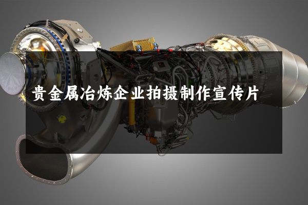 贵金属冶炼企业拍摄制作宣传片