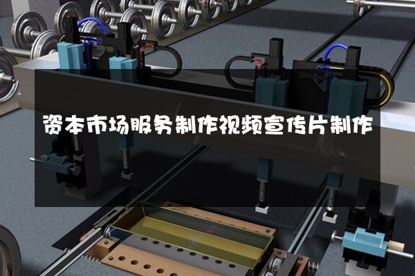 资本市场服务制作视频宣传片制作