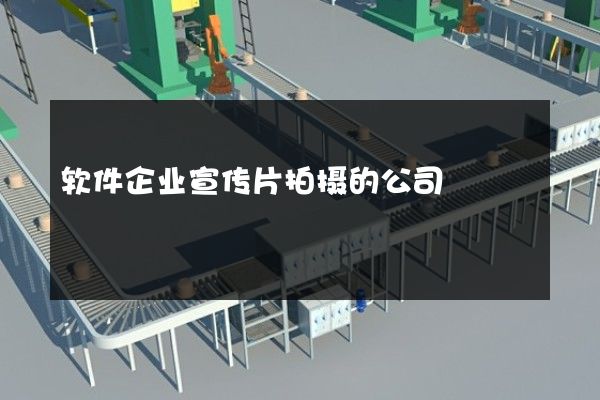 软件企业宣传片拍摄的公司