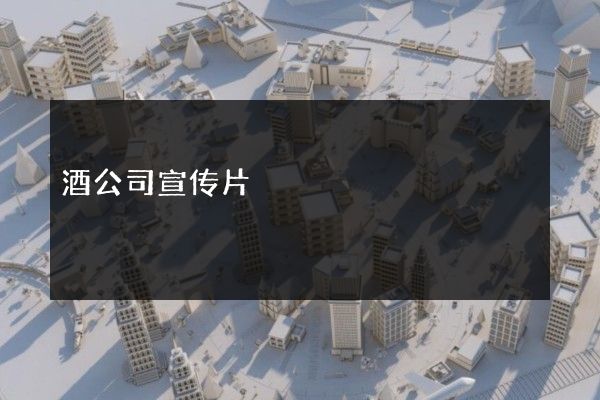 酒公司宣传片