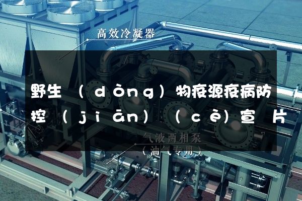 野生動(dòng)物疫源疫病防控監(jiān)測(cè)宣傳片廣告片拍攝