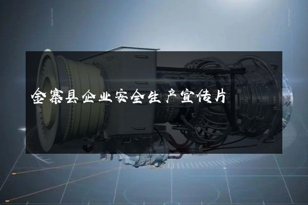 金寨县企业安全生产宣传片