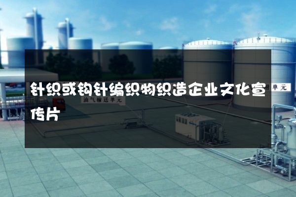针织或钩针编织物织造企业文化宣传片
