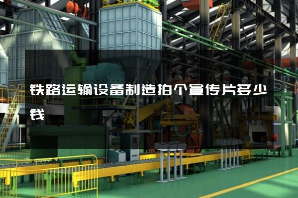 铁路运输设备制造拍个宣传片多少钱