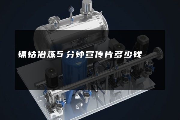 镍钴冶炼5分钟宣传片多少钱