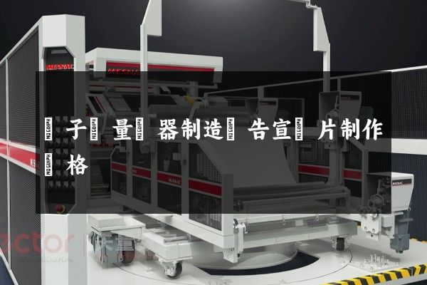 電子測量儀器制造廣告宣傳片制作價格