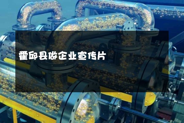 霍邱县做企业宣传片
