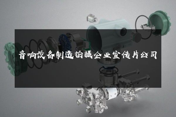 音响设备制造拍摄企业宣传片公司