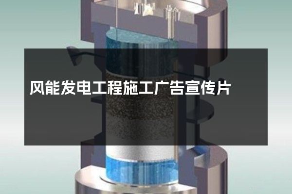 风能发电工程施工广告宣传片