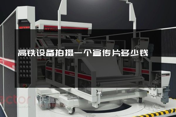 高铁设备拍摄一个宣传片多少钱