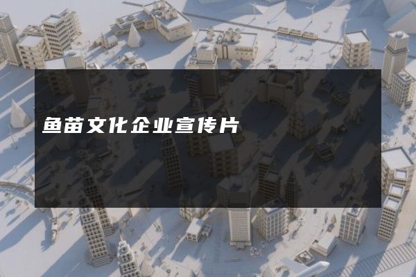 鱼苗文化企业宣传片