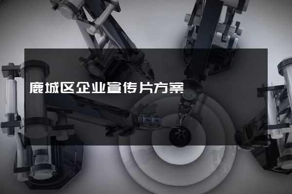 鹿城区企业宣传片方案