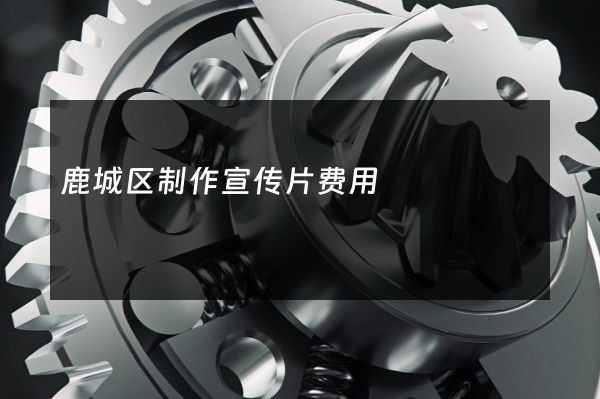 鹿城区制作宣传片费用