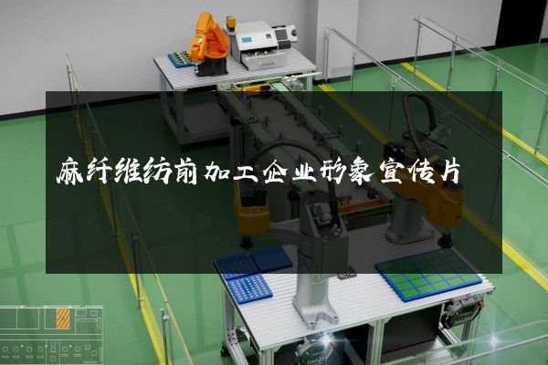 麻纤维纺前加工企业形象宣传片