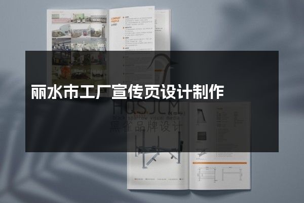 丽水市工厂宣传页设计制作