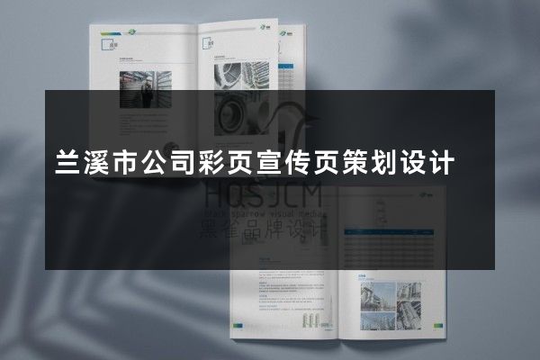 兰溪市公司彩页宣传页策划设计
