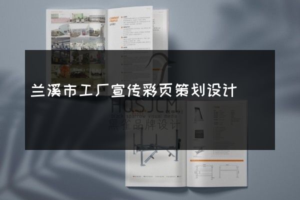 兰溪市工厂宣传彩页策划设计