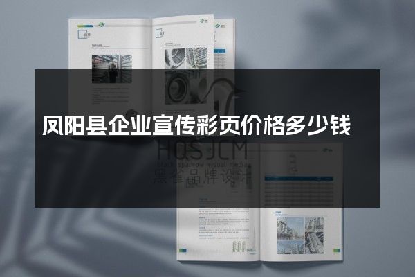 凤阳县企业宣传彩页价格多少钱