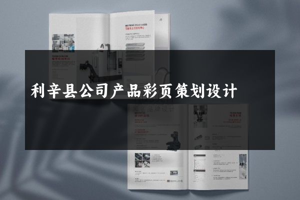 利辛县公司产品彩页策划设计
