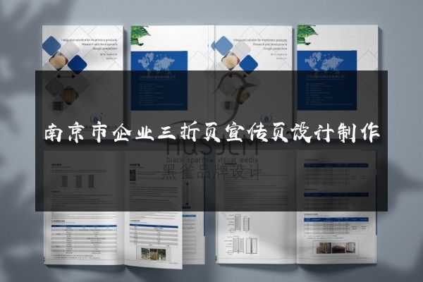 南京市企业三折页宣传页设计制作