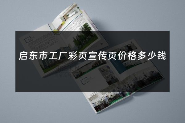 启东市工厂彩页宣传页价格多少钱