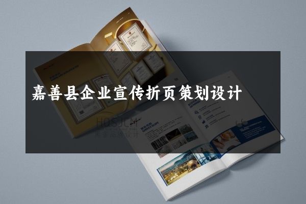 嘉善县企业宣传折页策划设计