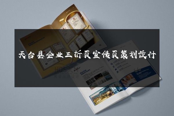 天台县企业三折页宣传页策划设计
