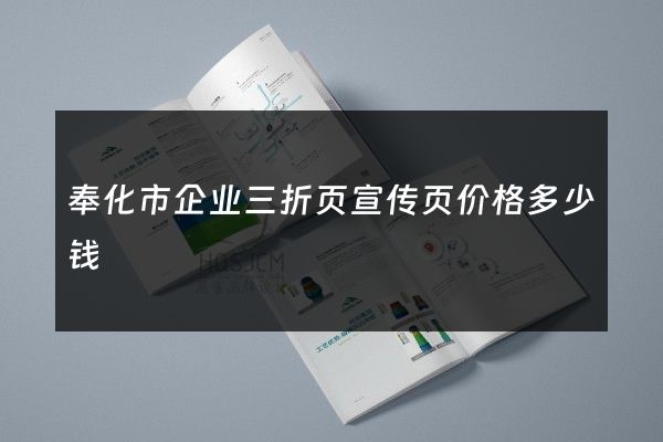 奉化市企业三折页宣传页价格多少钱