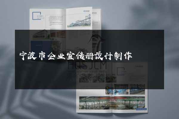 宁波市企业宣传册设计制作