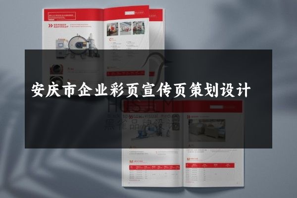 安庆市企业彩页宣传页策划设计