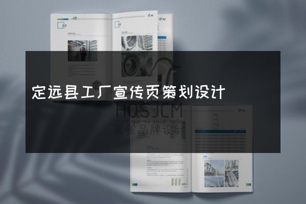 定远县工厂宣传页策划设计