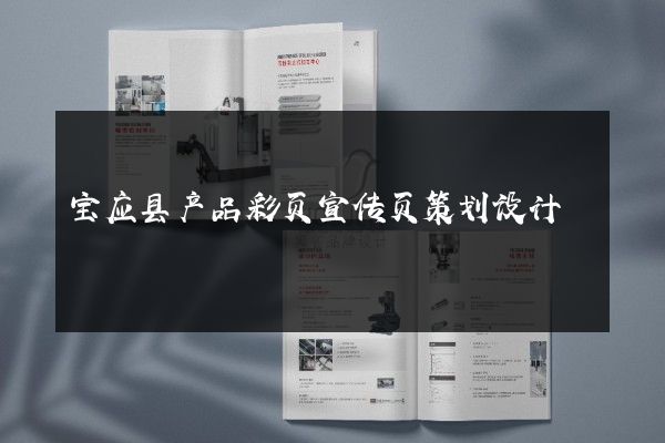 宝应县产品彩页宣传页策划设计