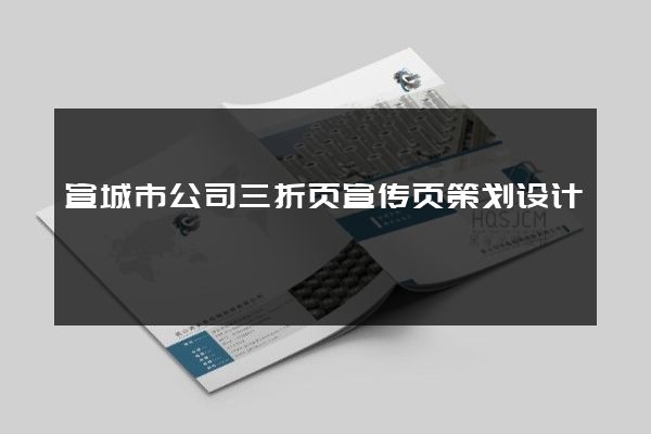宣城市公司三折页宣传页策划设计