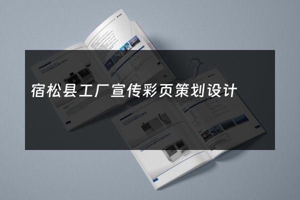 宿松县工厂宣传彩页策划设计