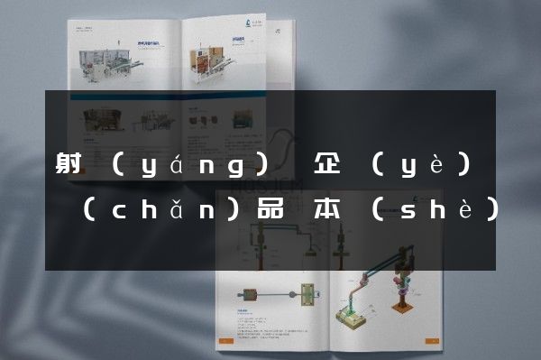 射陽(yáng)縣企業(yè)產(chǎn)品樣本設(shè)計(jì)制作