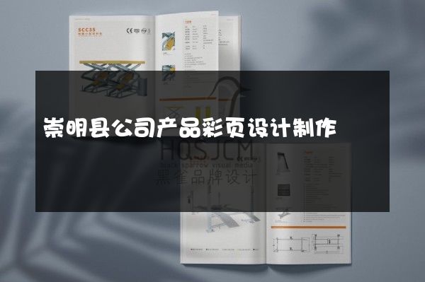 崇明县公司产品彩页设计制作