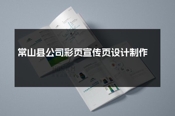 常山县公司彩页宣传页设计制作