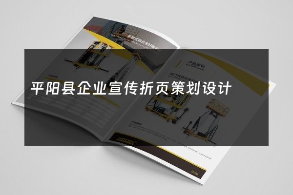 平阳县企业宣传折页策划设计