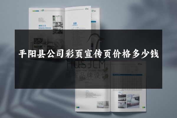 平阳县公司彩页宣传页价格多少钱