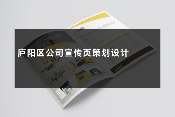 庐阳区公司宣传页策划设计