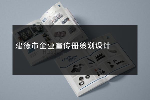 建德市企业宣传册策划设计