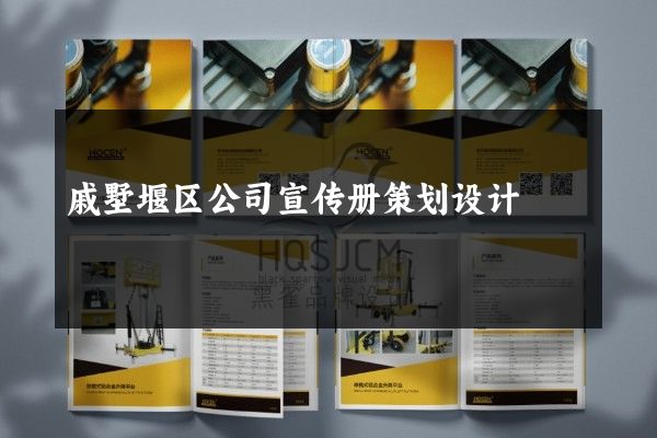 戚墅堰区公司宣传册策划设计