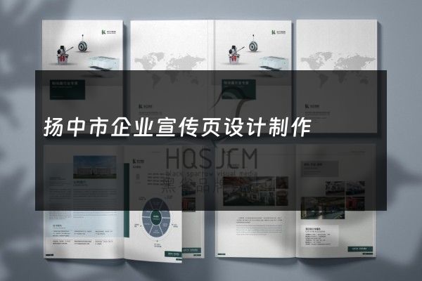扬中市企业宣传页设计制作