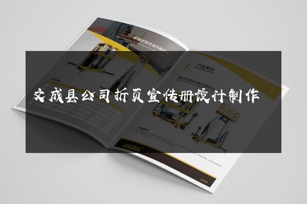 文成县公司折页宣传册设计制作