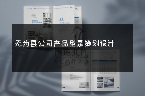 无为县公司产品型录策划设计