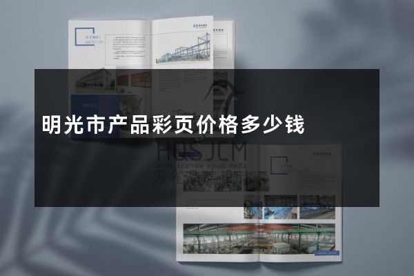 明光市产品彩页价格多少钱